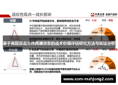基于英超反击三传两递效率的战术价值评估研究方法与实证分析
